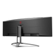 Монитор изогнутый AOC AGON AG493QCX TFT 48.8" Dual-FHD VA 144Гц HDMIx2 DP USB-hub HAS колонки Black (AG493QCX) - изображение 6