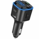Автомобильный FM-трансмиттер ресивер Aspiring Wave 10 PD 54W LED Bluetooth QC3.0 USB-C 36W Black (WA.7001) - изображение 4