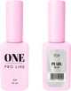 Топ One Pro Line Top Pearl с эффектом втирки Blue 10 мл (5902211500209) - изображение 1