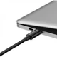 Кабель Baseus Type-C - Type-C 240W 3м PD Tungsten Gold Data Black (CAWJ040201) - зображення 8