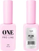 Топ One Pro Line Top Pearl с эффектом втирки Pink 10 мл (5902211500193) - изображение 1