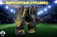 Вратарские профессиональные подростковые перчатки FOOTBALL MASTERS JANUS размер №8 на 13-16 лет черно-желтые (JAN-8-Y) - изображение 1