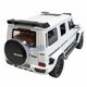 Машинка Gelandewagen Mercedes Brabus G800 моделька игрушка детская металлическая коллекционная 21 см Белый (4885469) - изображение 4