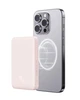 Магнитный портативный павербанк с беспроводной зарядкой Baseus Magnetic Mini Power Bank 10000mAh 20W с кабелем Розовый - изображение 12