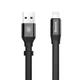 Кабель Baseus Two-in-one Portable Cable（Android/iOS）1.2m Black (CALMBJ-A01) - изображение 1