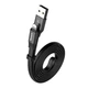 Кабель Baseus Two-in-one Portable Cable（Android/iOS）1.2m Black (CALMBJ-A01) - изображение 3