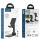 Підставка для смартфона Hoco PH29A Carry folding desktop stand Black - зображення 5