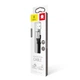 Кабель Baseus Two-in-one Portable Cable（Android/iOS）Silver (CALMBJ-0S) - изображение 3
