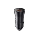 Автомобільний зарядний пристрій Baseus Golden Contactor Max Dual Fast Charger Car Charger U+C 60W Dark Gray (CGJM000113) - изображение 4