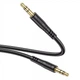 Аудіокабель HOCO UPA24 3.5mm male to 3.5mm male, nylon braid, 1m, Black (6931474789136) - изображение 4