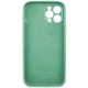 Защитный чехол-накладка Silicone Full Case AA Camera Protect для Apple iPhone 12 Pro Spearmint (FullAAi12P-30) - изображение 2