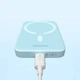 Зовнішній акумулятор Baseus Magnetic Wireless Charging Power bank 6000mAh 20W With Cable Blue (PPCX020003) - изображение 3