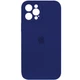 Чохол для смартфона Silicone Full Case AA Camera Protect for Apple iPhone 12 Pro 39,Navy Blue (FullAAi12P-39) - изображение 1