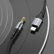 Аудіокабель HOCO UPA26 Fresh digital audio conversion cable Lightning to AUX 3.5 mm 1m Black (6942007608817) - зображення 7