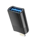 Перехідник HOCO Lightning Male - USB Female USB20 Чорний (LKMTR_821144) - зображення 3