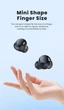 Бездротові навушники Toocki TWS Bluetooth 5.2 Сенсорне керування Black (6936842000110) - зображення 6