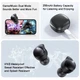 Бездротові навушники Toocki TWS Bluetooth 5.2 Сенсорне керування Black (6936842000110) - зображення 14