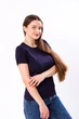 Футболка жіноча Носи своє 44 Синій (p-6018-72671) - изображение 1