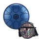 Глюкофон 5" (13см) 8 нот Hluru TCT8-5 DarkBlue Titanium Steel Tongue Drum - изображение 2