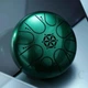 Глюкофон 5" (13см) 8 нот Hluru TCT8-5 JewelGreen Titanium Steel Tongue Drum - изображение 4