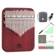 Калимба Hluru KY21 Purpleheart Artist Collaboration Kalimba (21 язычков, амарант) - изображение 5