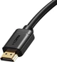 Кабель Baseus High Definition HDMI Male To HDMI Male 3 м (CAKGQ-C01) - изображение 3