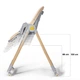 Стільчик для годування 2 в 1 Kinderkraft Lastree Grey, 5902533917174 - зображення 15