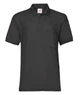 Футболка поло чоловіча Fruit of the Loom 65/35 Pocket polo S Чорний (063308036S) - зображення 1