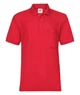 Футболка поло чоловіча Fruit of the Loom 65/35 Pocket polo L Червоний (063308040L) - зображення 1