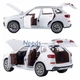 Машинка игрушка BMW X5 детская моделька металлическая коллекционная 16 см Белый (9066278) - изображение 3