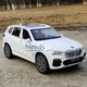 Машинка игрушка BMW X5 детская моделька металлическая коллекционная 16 см Белый (9066278) - изображение 4