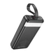 УМБ PowerBank Hoco J123B 30000mAh з ліхтариком і швидкою зарядкою 22.5W+PD20W чорний - изображение 1