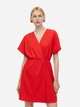 Платье короткое лентее женское H&M 061175048 S Красное (6666000315304) - изображение 1