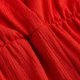 Платье короткое лентее женское H&M 061175048 S Красное (6666000315304) - изображение 6