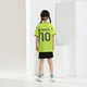 Форма футбольная детская Messi (Месси) 10 Интер Майями (Inter Miami) 2024, 22- 125-135, салатово-черная - изображение 3