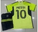 Форма футбольная детская Messi (Месси) 10 Интер Майями (Inter Miami) 2024,30-155-165, салатово-черная - изображение 5