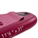 Сапборд Aqua Marina CORAL TOURING RASPBERRY 11’6″ 2023 - надувная доска для САП сёрфинга, sup board BT-23CTPR - изображение 4