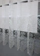 Тюль сетка VR-Textil Juli № 1437т Арка на кухню цвет белый с серым 300х150 см (53-0004) - изображение 7