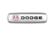 Шильдик алюмінієвий для килимків (1шт) для Dodge - зображення 2
