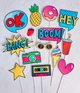 Набор фотобутафории Happy Moments "Boom" 14 шт (03384) - изображение 2