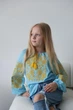 Вышиванка Piccolo Белослава 104 см Голубая - изображение 2