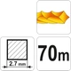 Леска на Бензокосу БЕСШУМНАЯ (Ø 2.7 мм L=70 м) на Катушке FLO (89485) - изображение 2