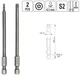 Набір Біт 2 шт TORX SECURITY (T10 та T25) L=100 мм YATO (YT-0490) - зображення 1