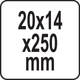 Лопатка на Перфоратор SDS-Plus 20 х 250 мм CrV YATO (YT-4721) - изображение 4