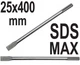 Зубило Для Перфоратора SDS-Max 25 х 400 мм STHOR (23604) - изображение 1