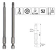 Набір Біт 2 шт TORX SECURITY (T20 та T30) L=100 мм YATO (YT-0492) - зображення 1
