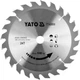 Диск Пиляльний по Дереву Ø 165 х 16 х 2.2 мм, 24 зуби YATO (YT-60590) - зображення 1