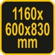 Стол Для Мастерской (1160 х 600 х 830 мм) Слесарный Верстак VOREL® 58450 - изображение 3