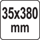 Зубило Канавкове Для Перфоратора SDS-Max 35 х 380 мм YATO (YT-47330) - зображення 5