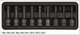 Набор Ударных Бит Головок RIBE 1/2" (RM5-RM14) 9 шт YATO (YT-10681) - изображение 2